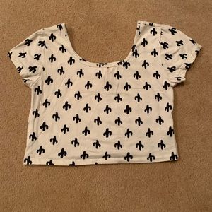 Cactus crop top